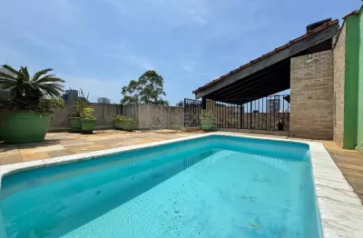 Cobertura penthouse com varanda e lazer a venda no tombo, guaruja