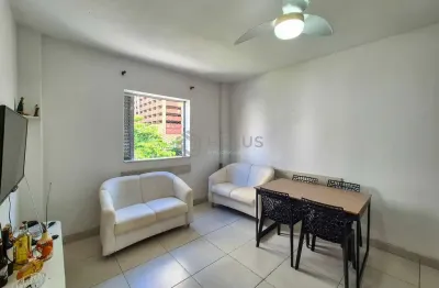 Apartamento mobiliado a duas quadras da praia das pitangueiras, guaruja