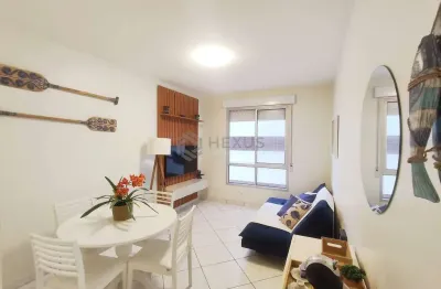 Apartamento frente mar, reformado na praia das asturias, guaruja