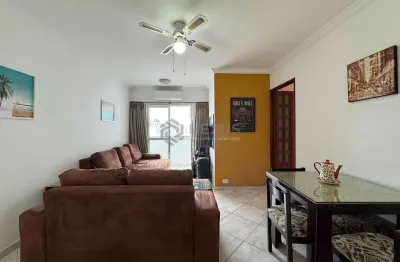 Apartamento com varanda, vista mar e lazer a uma quadra da praia das pitangueiras, guaruja