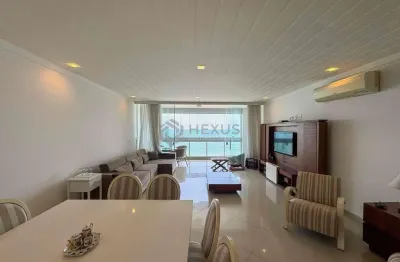 Apartamento frente mar com varanda na praia das pitangueiras, hexus
