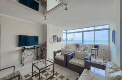 Apartamento frente mar reformado e mobiliado na praia das pitangueiras, guaruja