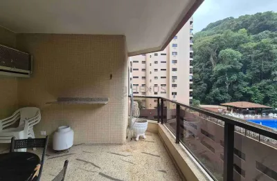 Apartamento com varanda na praia das pitangueiras, guaruja