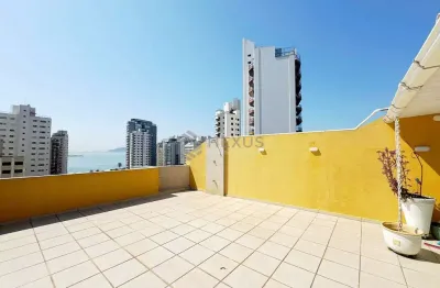 Cobertura com vista mar a duas quadras da praia das asturias, guaruja