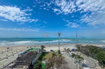 Apartamento frente mar com varanda vista mar e lazer na Praia das Pitangueiras, Guaruja
