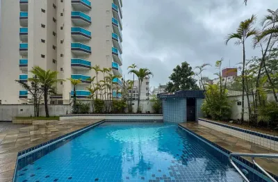 Apartamento frente rua com varanda e lazer na praia das asturias, guaruja