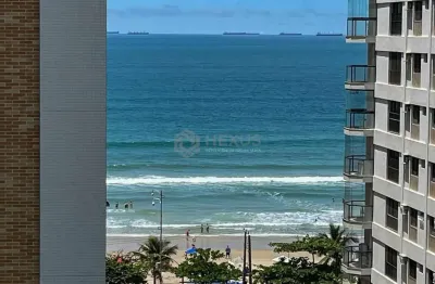Apartamento reformado com vista mar a uma quadra da praia das pitangueiras, guaruja