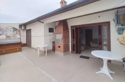 Cobertura penthouse com lazer, piscina e churrasqueira na praia das asturias, guaruja