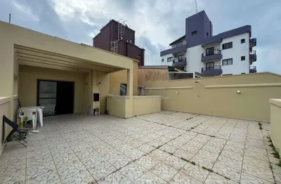 Cobertura penthouse com área gourmet na praia do tombo, guaruja