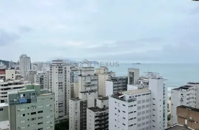 Apartamento com vista mar e lazer a uma quadra da praia das pitangueiras, guaruja