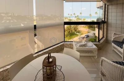 Apartamento com varanda e lazer na beira mar da praia da enseada, guaruja