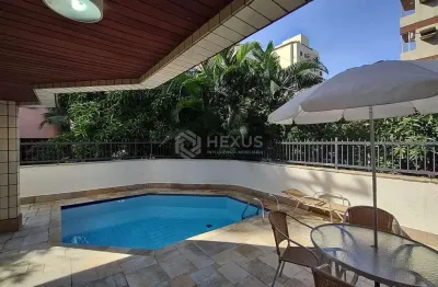 Apartamento com varanda e lazer na praia da enseada, guaruja