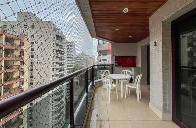 Apartamento com varanda gourmet e lazer na praia das pitangueiras, guaruja