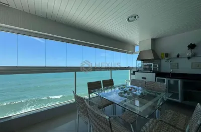 Apartamento reformado frente mar com varanda gourmet e lazer completo na praia das pitangueiras, gu