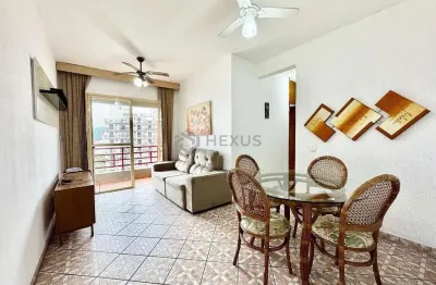 Apartamento com varanda e lazer na praia da enseada, guaruja