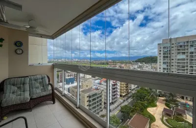 Apartamento com sacada, 2 vagas e lazer à venda, jardim las palmas, guarujá, sp