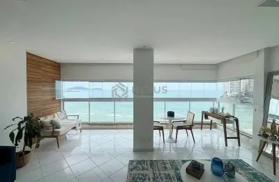 Aprtamento reformado frente mar com varanda na praia das asturias, guaruja