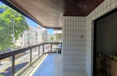 Apartamento mobiliado com varanda a venda na praia das asturias, guaruja