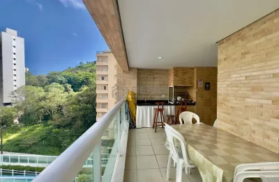 Apartamento reformado frente mar com varanda gourmet e lazer em prédio novo na praia das asturias,