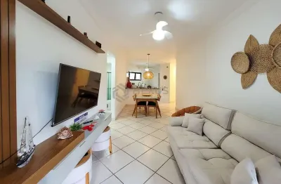 Apartamento mobiliado com varanda e lazer beira mar da Praia das Asturias, Guaruja