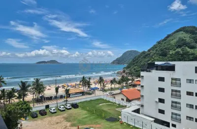 Cobertura Duplex com vista mar e lazer na beira mar da Praia do Tombo, Guaruja