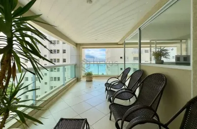 Apartamento frente mar com varanda gourmet vista mar e lazer na Praia das Asturias, Guaruja