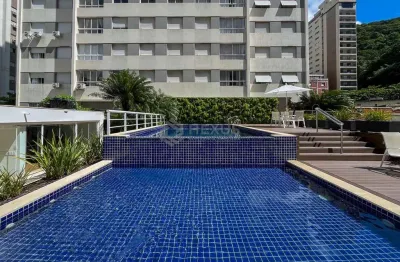 Apartamento frente mar com varanda vista mar e lazer na Praia das Pitangueiras, Guaruja
