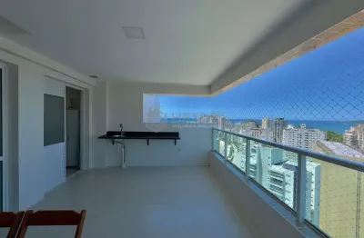Apartamento com varanda gourmet vista mar e lazer na Praia das Asturias, Guaruja