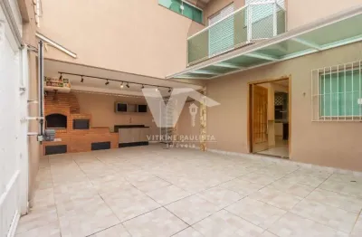 Sobrado à venda na cidade patriarca, com 2 suítes e 3 vagas de garagem. suíte master com closet, sacada e hidromassagem.