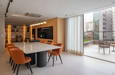 Apartamento à venda no jardim paulista com 2 quartos, 1 suíte e 1 vaga, perto do metrô trianon-masp. lazer com piscina, academia e espaço gourmet.