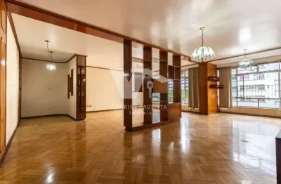 Apartamento à venda em higienópolis com 3 quartos e 2 vagas, com 220m², varanda nos quartos. perto do parque buenos aires.