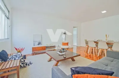 Apartamento à venda em cerqueira césar com 3 quartos (1 suíte) e 1 vaga, com 134m², sacada, espaço gourmet e ofurô.