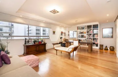 Apartamento à venda em higienópolis com 3 quartos (1 suíte) e 1 vaga, reformado, com 210m² em andar alto.