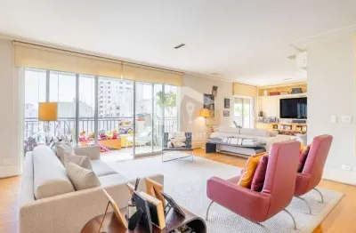 Apartamento à venda em higienópolis com 3 quartos (3 suítes) e 3 vagas, reformado e mobiliado, com 210m², perto do shopping pátio higienópolis e metrô