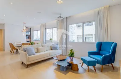 Apartamento à venda na bela vista com 3 quartos (3 suítes) e 2 vagas de garagem, totalmente reformado, com 156m² e perto da av. paulista.