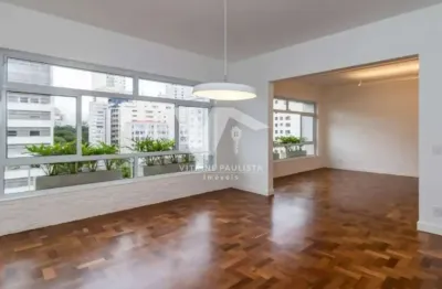 Apartamento reformado em higienópolis com 3 quartos (1 suíte) e 1 vaga fixa, 240m², a uma quadra da praça buenos aires.