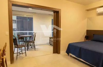 Apartamento na rua da consolação com 35m², 1 quarto e 1 vaga. studio mobiliado com varanda. lazer na cobertura, academia e perto do metrô mackenzie.