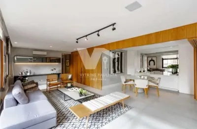 Apartamento na alameda santos com 200m², 3 suítes e 2 vagas. reformado e mobiliado (porteira fechada). com ar-condicionado e lareira. perto do metrô.