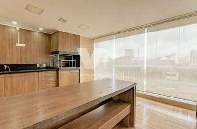 Apartamento no Anália Franco com 125m², 3 quartos (1 suíte) e 2 vagas. Varanda gourmet, depósito e lazer de clube. Próximo ao Shopping.