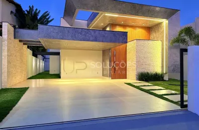 Condomínio alto da boa vista - casa moderna 4 quartos (3 suítes) + área gourmet completa | esquadrias gold | cond. alto da boa vista