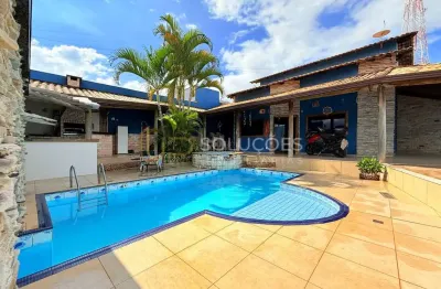 Condomínio asa branca - casa 3 suítes, área gourmet c/ churrasqueira + piscina | cond. asa branca