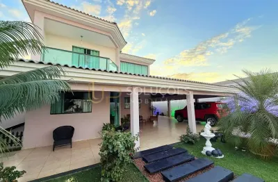 Condomínio parque colorado - casa 3 quartos (2 suítes), escritório + área gourmet c/ churrasqueira | cond. parque colorado