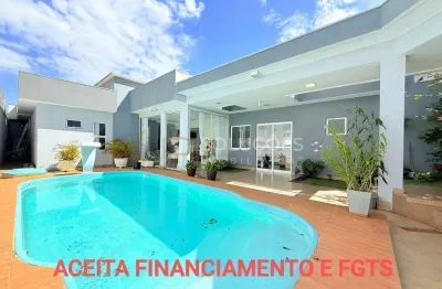 Casa com 3 suítes, cozinha com planejados + área gourmet completa| quadra 05 , sobradinho-df | aceita financiamento e fgts
