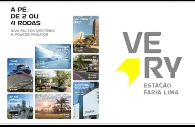 Lançamento very faria lima studios, 1 e 2 dorms, ideal airbnb