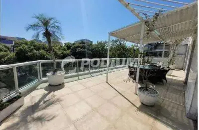 Barra da tijuca | cobertura 3 quartos, sendo 3 suites