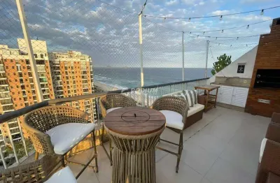 Cobertura duplex á venda com 2 suíte à beira-mar no summer palace em barra da tijuca