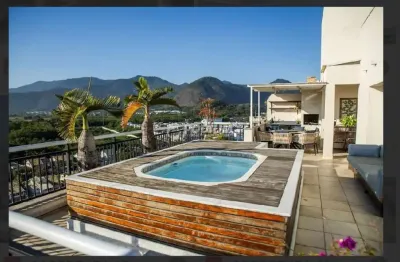 Recreio dos bandeirantes | cobertura duplex 4 quartos, sendo 2 suites