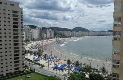 Apartamento frente mar para venda em guarujá, praia das astúrias, 2 dormitórios, 1 suíte, 2 banheiros, 2 vagas