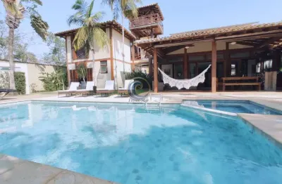 Casa em condomínio para venda em guarujá, praia do pernambuco, 4 dormitórios, 4 suítes, 6 banheiros, 3 vagas