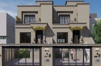 Sobrados  em construção com estilo neoclassico no bairro bela vista